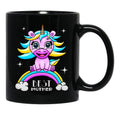 Best Mom Mom Unicorn Gift Black Coffee Mug, Gift Coffee Mug - Black