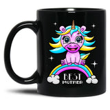 Best Mom Mom Unicorn Gift Black Coffee Mug, Gift Coffee Mug - Black