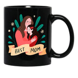 Best Mom Black Coffee Mug, Gift Coffee Mug - Black