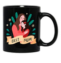 Best Mom Black Coffee Mug, Gift Coffee Mug - Black