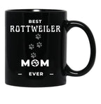 Best Rottweiler Mom Ever Black Coffee Mug, Gift Coffee Mug - Black