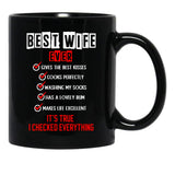 Best Wife Ever Black Coffee Mug, Gift Coffee Mug - Black