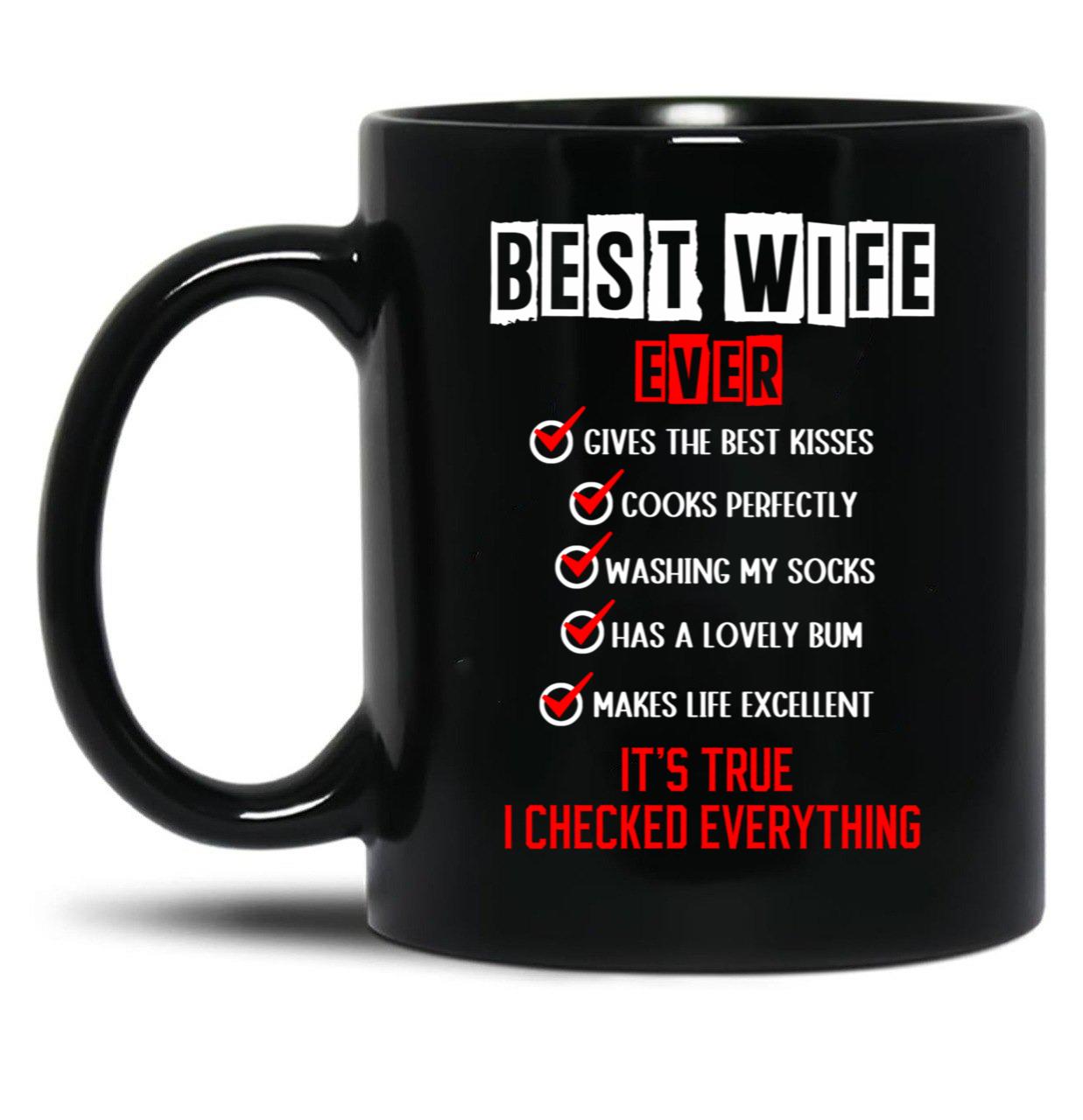 Best Wife Ever Black Coffee Mug