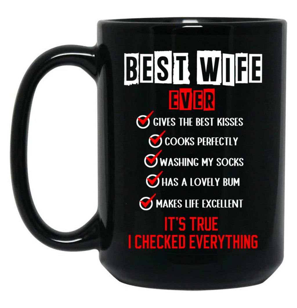 Best Wife Ever Black Coffee Mug
