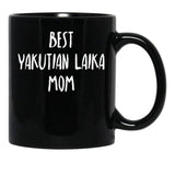 Best Yakutian Laika Mom Black Coffee Mug, Gift Coffee Mug - Black