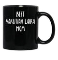 Best Yakutian Laika Mom Black Coffee Mug, Gift Coffee Mug - Black