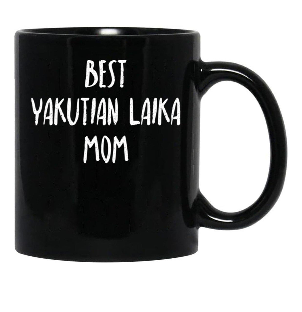Best Yakutian Laika Mom Black Coffee Mug, Gift Coffee Mug - Black