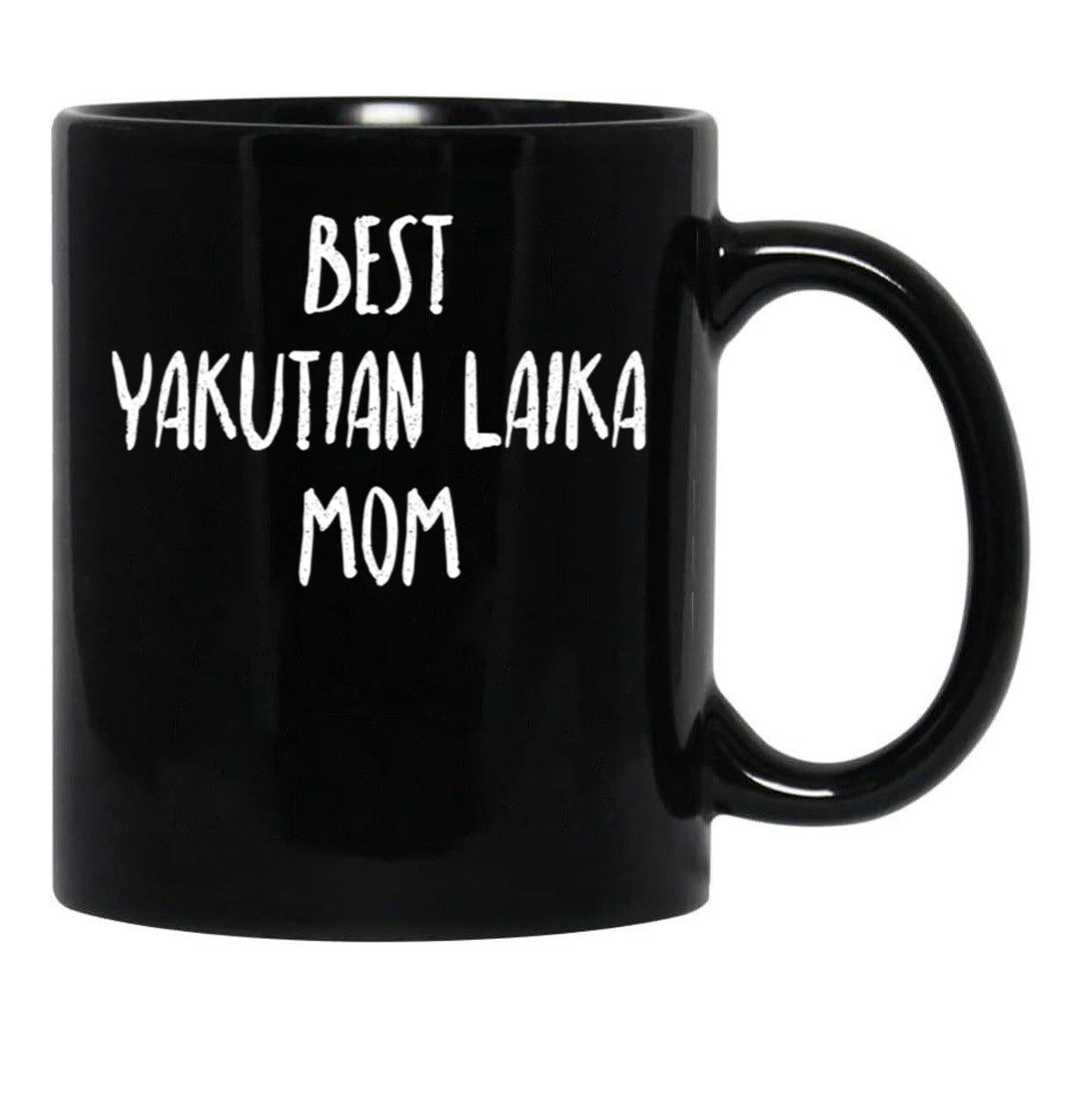 Best Yakutian Laika Mom Black Coffee Mug, Gift Coffee Mug - Black