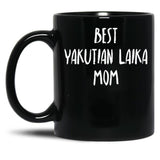 Best Yakutian Laika Mom Black Coffee Mug, Gift Coffee Mug - Black