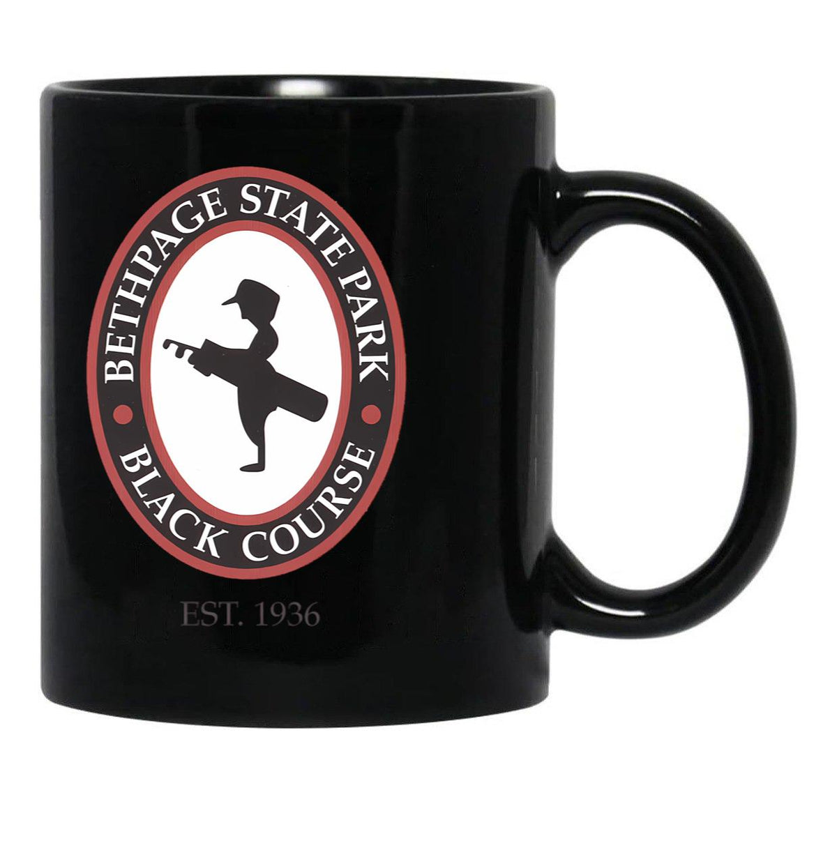 Bethpage Black Golf Course Black Coffee Mug, Gift Coffee Mug - Black