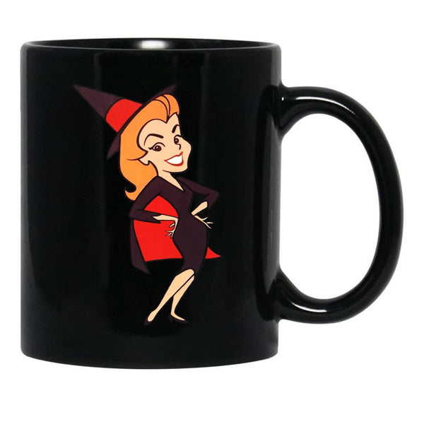 Bewitched Samantha Black Coffee Mug, Gift Coffee Mug - Black