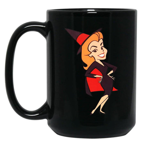 Bewitched Samantha Black Coffee Mug, Gift Coffee Mug - Black