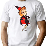 Bewitched Samantha Premium Heavyweight Cotton T-Shirt - White