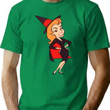 Bewitched Samantha Premium Heavyweight Cotton T-Shirt - Green