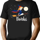 Bewitched T-Shirt for Men & Women, T-Shirts Graphic Tee - Black