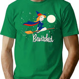 Bewitched T-Shirt for Men & Women, T-Shirts Graphic Tee - Green