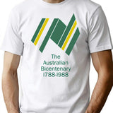 Bicentenary T-Shirt for Men & Women, T-Shirts Graphic Tee - White