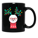 Bichon Frise Funny Holiday Xmas Christmas Black Coffee Mug, Gift Coffee Mug - Black
