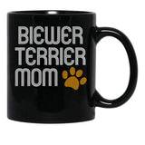 Biewer Terrier Mom Black Coffee Mug, Gift Coffee Mug - Black