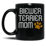 Biewer Terrier Mom Black Coffee Mug, Gift Coffee Mug - Black