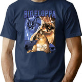 Big Floppa Vintage Rap T-Shirt for Men & Women, T-Shirts Graphic Tee - Navy