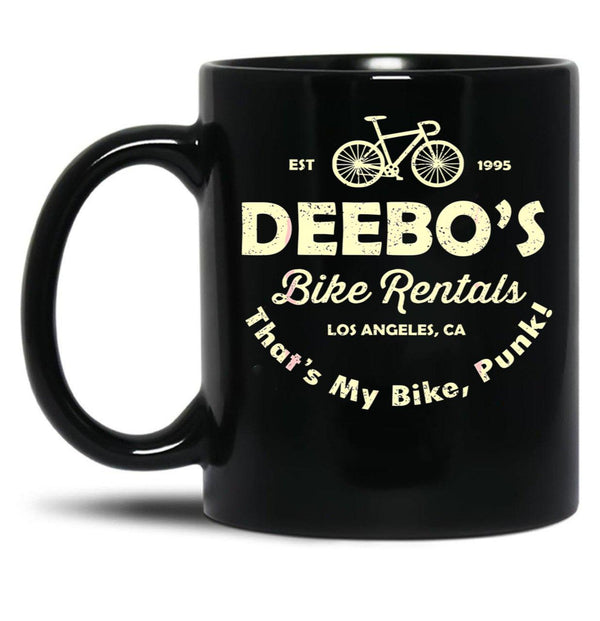Bike Punk Black Coffee Mug, Gift Coffee Mug - Black