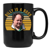 Billy Gerhardt Boss - Billy Is A Boss Funny Meme Black Coffee Mug, Gift Coffee Mug