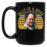 Billy Gerhardt Boss - Billy Is A Boss Funny Meme Black Coffee Mug, Gift Coffee Mug