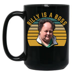 Billy Gerhardt Boss - Billy Is A Boss Funny Meme Black Coffee Mug, Gift Coffee Mug