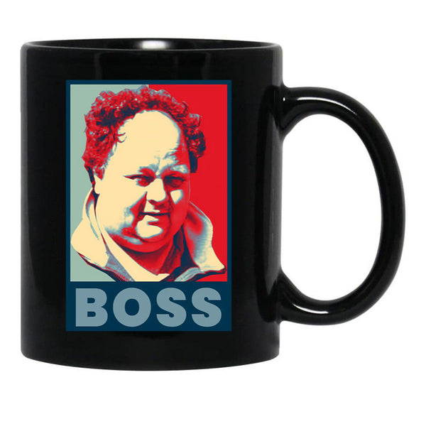 Billy Gerhardt Boss Funny Meme Black Coffee Mug, Gift Coffee Mug - Black