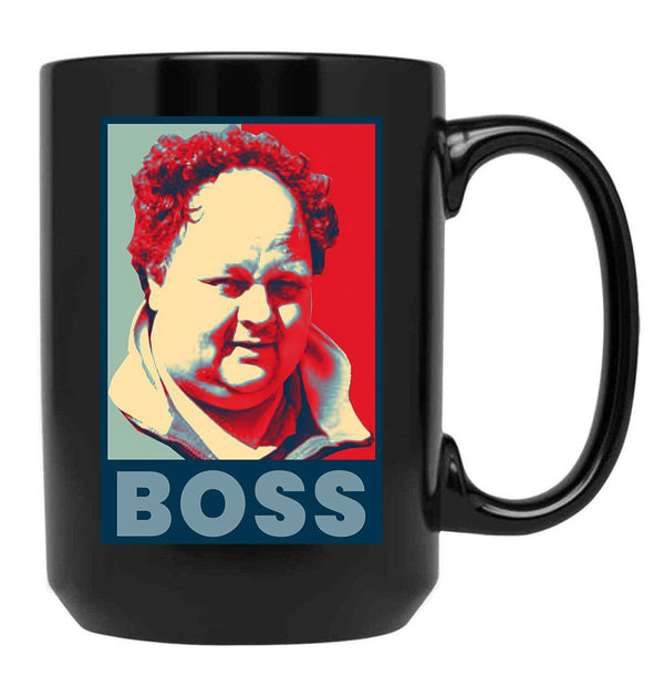 Billy Gerhardt Boss Funny Meme Black Coffee Mug, Gift Coffee Mug