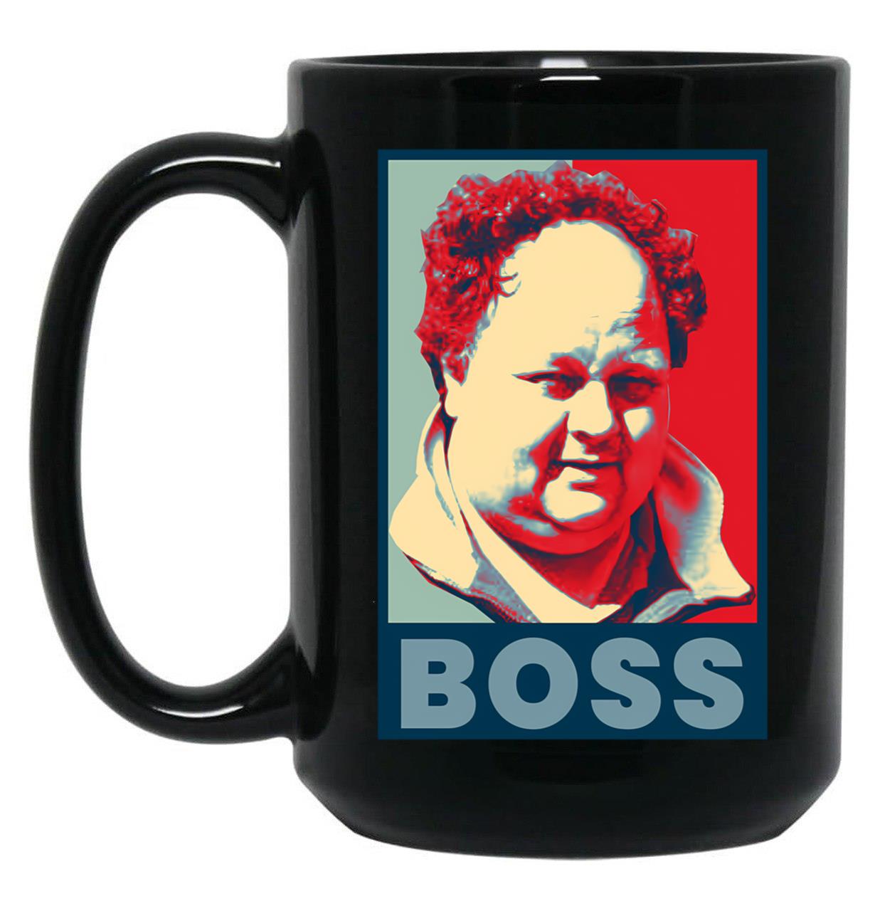Billy Gerhardt Boss Funny Meme Black Coffee Mug, Gift Coffee Mug