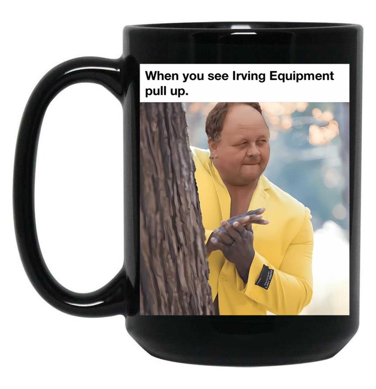 Billy Gerhardt Meme Funny Island (3) Black Coffee Mug, Gift Coffee Mug