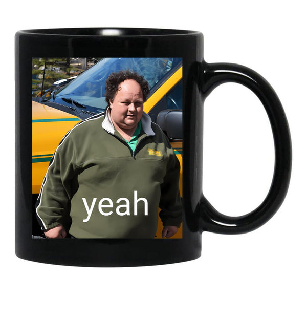 Billy Gerhardt Meme Funny Island Black Coffee Mug, Gift Coffee Mug - Black