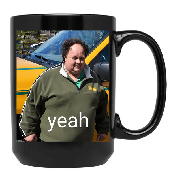 Billy Gerhardt Meme Funny Island Black Coffee Mug, Gift Coffee Mug