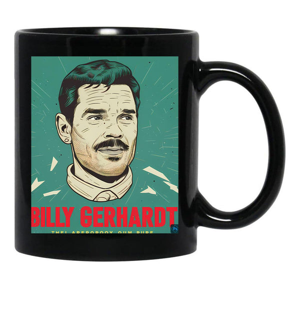 Billy Gerhardt Black Coffee Mug, Gift Coffee Mug - Black