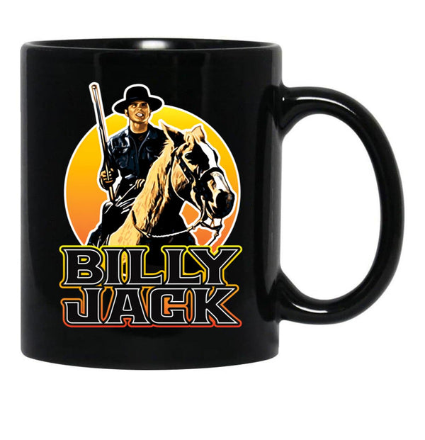 Billy Jack One Man Becomes The Law Black Coffee Mug, Gift Coffee Mug - Black