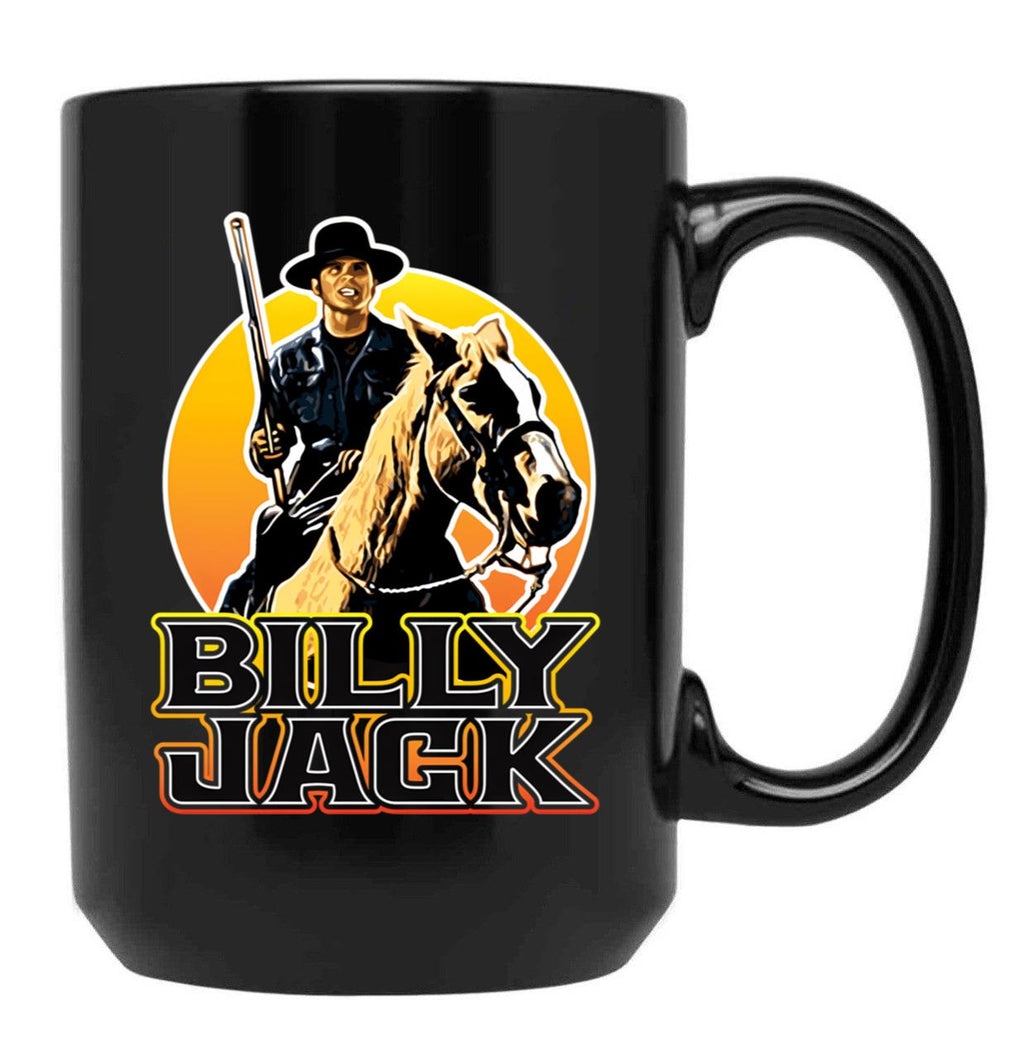 Billy Jack One Man Becomes The Law Black Coffee Mug, Gift Coffee Mug