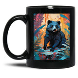 Binturong Black Coffee Mug, Gift Coffee Mug - Black