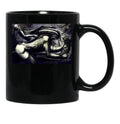 Biomechanical Tattoos Black Coffee Mug, Gift Coffee Mug - Black