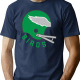 Birds Damgoodgame Lid Graphic T-Shirt for Men & Women, T-Shirts Graphic Tee - Navy
