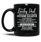 Birthday Lucky Dad May Black Coffee Mug