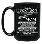 Birthday Mom Born In December Black Coffee Mug
