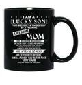 Birthday Mom Born In January Black Coffee Mug - Black