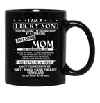 Birthday Mom Born In July Black Coffee Mug - Black
