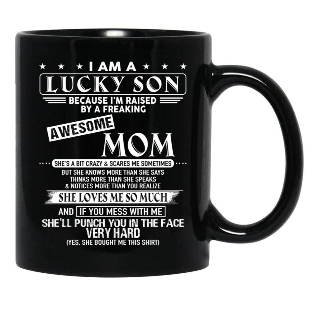 Birthday Mom Black Coffee Mug - Black
