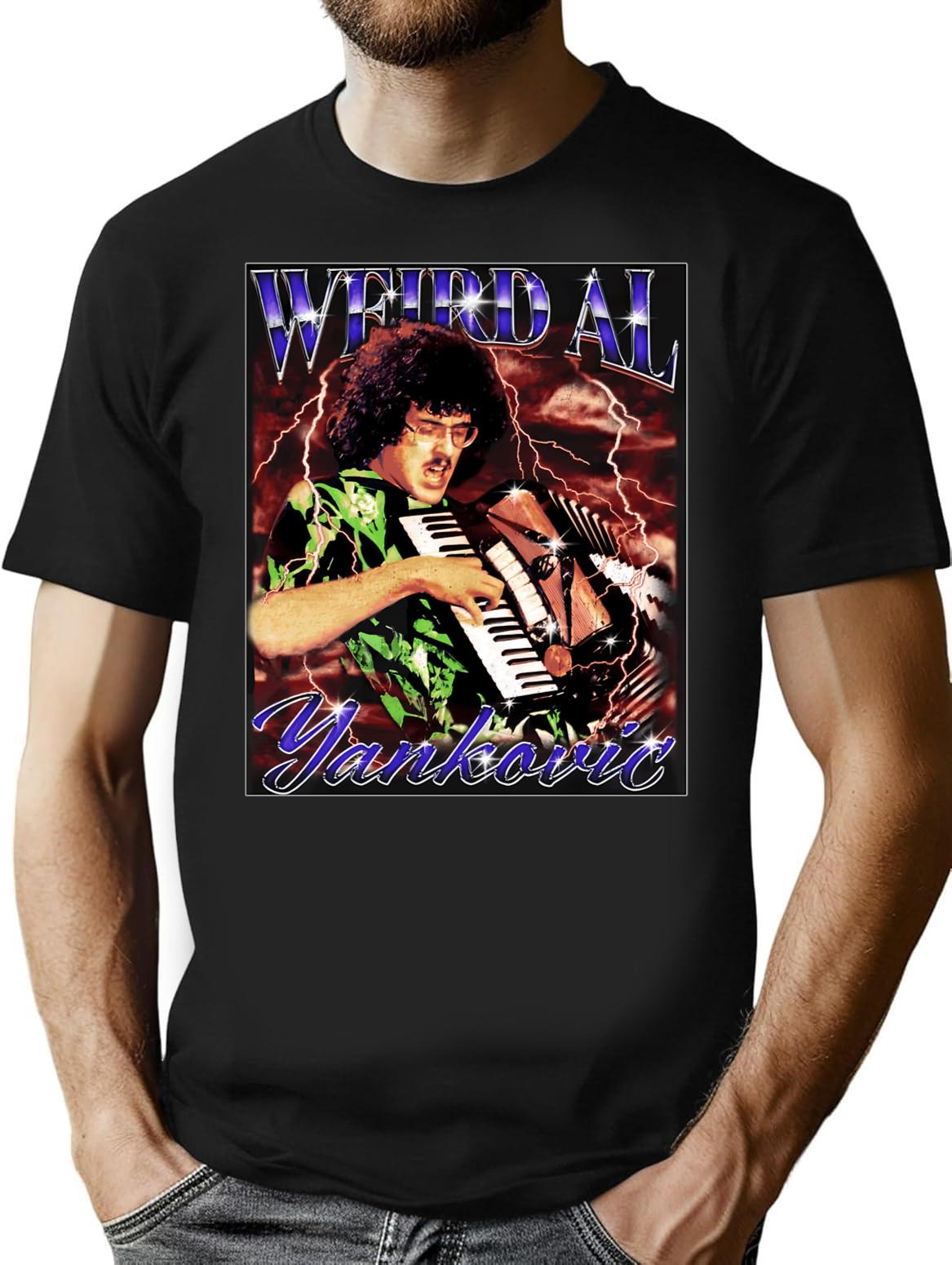 Bizarre-Al-Yankovic-Retro-Vintage-- T-Shirt for Men & Women, T-Shirts Graphic Tee - Black