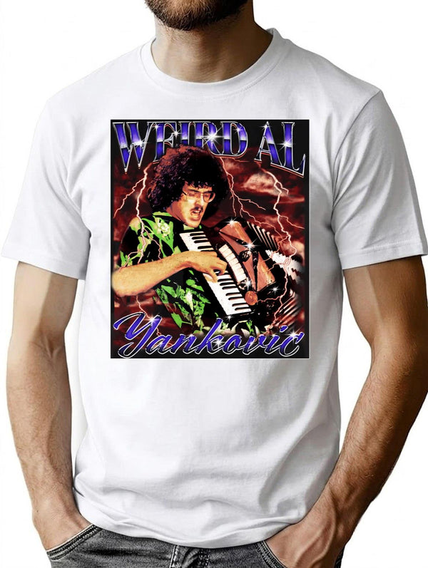 Bizarre-Al-Yankovic-Retro-Vintage-- T-Shirt for Men & Women, T-Shirts Graphic Tee - White