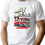 Bj And The Bear Trucking Company Premium Heavyweight Cotton T-Shirt - White