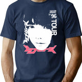 Bjork 1996 January Tour T-Shirt for Men & Women, T-Shirts Graphic Tee - Navy